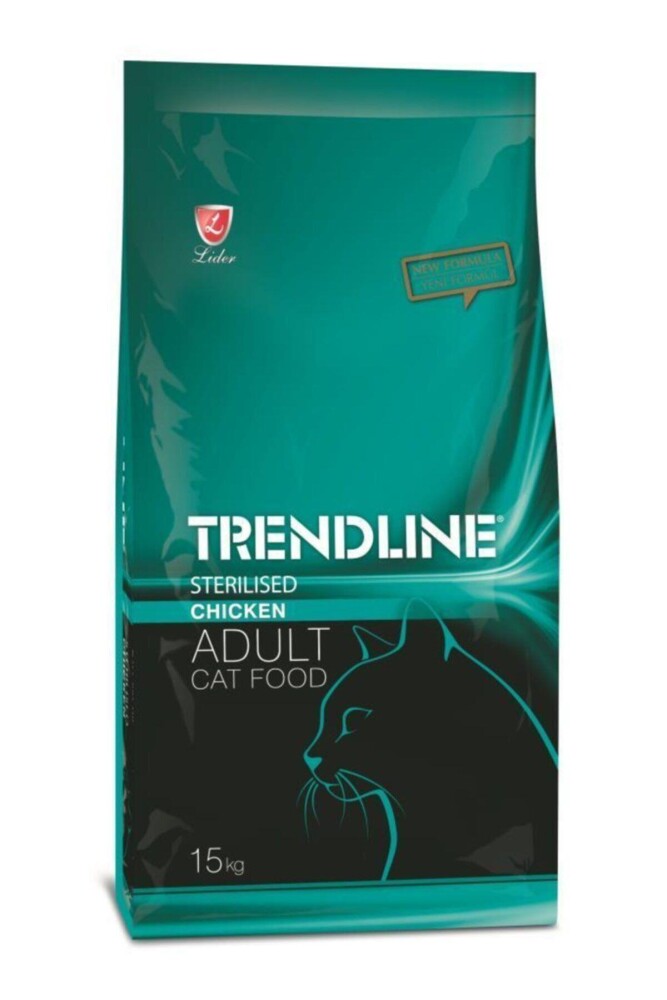 Trendline Kısırlaştırılmış Tavuklu Yetişkin Kedi Maması 15 KG | SRC: Barcode: 8698995028295